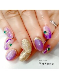 パープルネイル