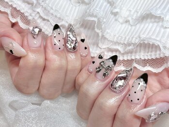 モカ 心斎橋(moca by Lee)/【Aina】ドットネイル