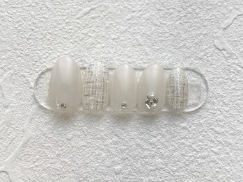 ペルルネイル(perle nail)/ホワイトツイード