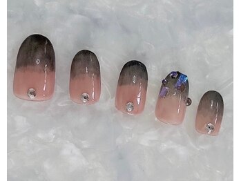 ジェー エス シー ネイル(J.S.C.nail)/サンプルデザイン/新緑ネイル