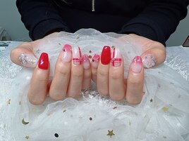 クリスマスネイル