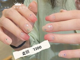 ハートネイル◎スカルプ長さだし