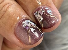 爪のいろは/ワンカラー＋追加アート