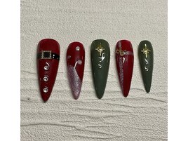 クリスマスデザインネイル