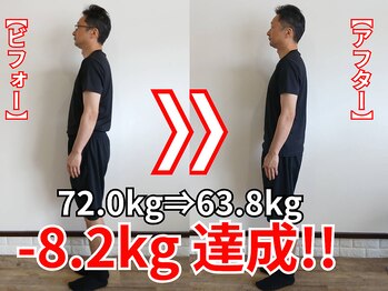 ふるいちまち整体院/50代　院長　3か月で-8.2kg達成!