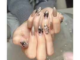 ヒョウ柄　持ち込み　長さだし