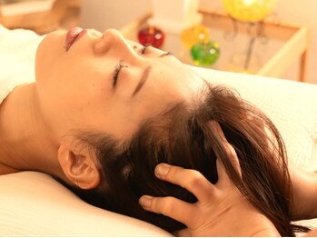 マハナガーデン(Mahana Garden)の写真/経絡フェイシャル（ドライヘッドスパ付き）で小顔リフトアップ♪