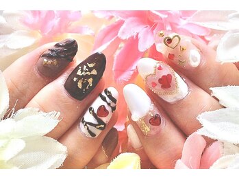 ハーブエステ ルレーブ/チョコレートネイル2art¥5100