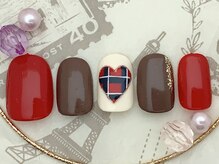 シェリー(Cherie)/バレンタインネイル