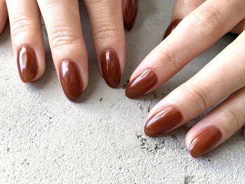 アロナ ネイルサロン アンド スクール(alona)/ワンカラーだからこそ美しく＊