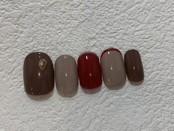 カラネイル 南森町店(calla nail)/カラースキニーフレンチ
