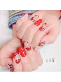 バレンタインネイル♪