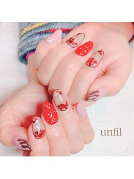 バレンタインネイル♪