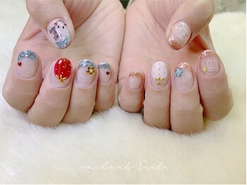 エクリ 日暮里店(Ecrit)/春ネイル;苺ネイル