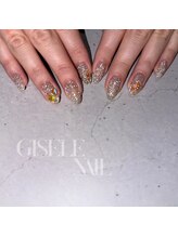 ジゼルネイル(Gisele Nail)/フラッシュ×うるうるストーン