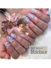 エスフィーネイルサロン リシェル(Esfy nailsalon Richer)/雪ネイル