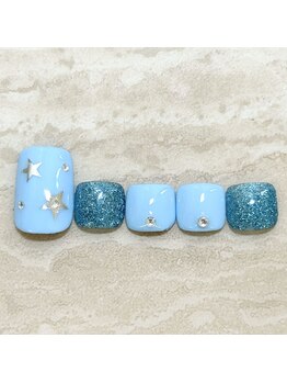 ネイルサロンアジアン 池袋店/平日限定★フットネイル¥5500
