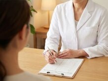 カウンセリングは原因を知る手がかり。丁寧にお話を伺います。