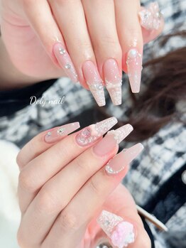 デリーネイル(Dely_nail)/甘い冬のプリンセスネイル