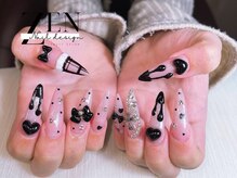 ゼン ネイル デザイン 池袋(ZEN NAIL DESIGN)/* 長 さだしやり放題×つけ放題
