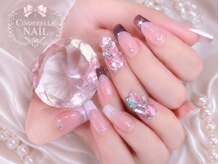 シンデレラネイル(CINDERELLA NAIL)/【スカルプ長さ出しネイル】