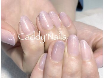 キャディーネイルズ(Caddy' Nails)/シアーカラーとラメカラー