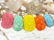 ネイルアンドアイラッシュ ブレス エスパル山形本店(BLESS)/ぷっくりネイル