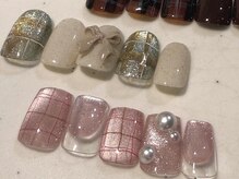 ネイルサロン マーノ(nail salon mano)/秋のチェック柄