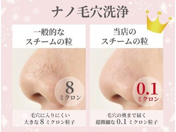 イービーシーシー 名古屋駅前(e.b.c.c.)の写真/【年間約3万人が体験】毛穴悩みを改善したい方必見！独自技術の毛穴洗浄付きの全11ステップコースが人気♪