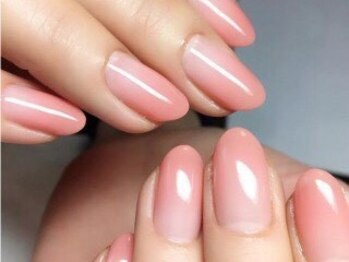 上品ピンクグラデーション