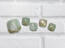 フィールネイル 天王町店(feelnail)/フット・トレンド定額　9500円