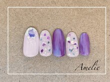 アメリ(Amelie)/ドライフラワー/水滴/シェル