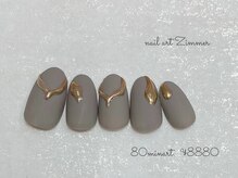 ネイルアート ジマー/80minartコース¥8880