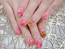 ラルネイル 大宮(Lull. nail)/#クリスマス#トナカイ#雪の結晶