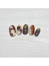 ピアルシア(piaaLucia)/カフェオレネイル