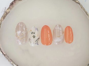 ネイルサロン フローリア(nail salon Florir)/オレンジネイル