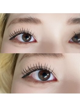 アイラッシュサロン キウ(KIU)の写真/高持続！【初回オフ無料★バインドロック¥6000～】どこから見ても美しく見えるような美しい仕上がりに♪