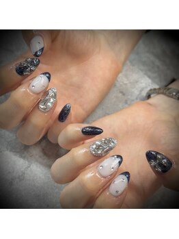 ネイルサロンファストネイルプラス 新宿店(FAST NAIL PLUS)/2026冬ネイル【ビジューネイル】