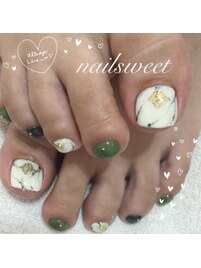 大理石ネイル