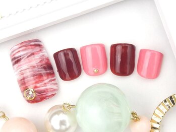 ネイルズガッシュ 大森駅前店(NAILs GUSH)/*マーブル×マーブル*