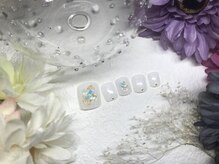 ネイルサロン&スクール ジーナ(GINA)/ホワイトがかわいい♪