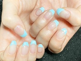 水色フレンチ