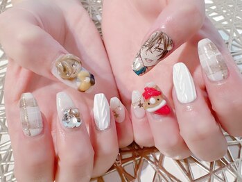 ラルネイル 大宮(Lull. nail)/痛ネイル・3Dパーツ追加♪