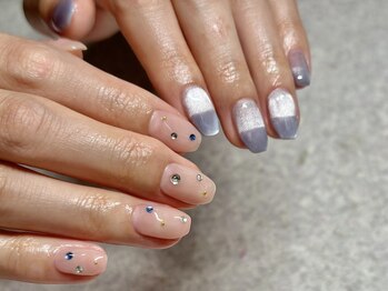 ターンネイルスタジオ 中央林間(TURN nail studio)/自爪育成&ニュアンスネイル