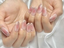 アークネイル 下北沢(urk.nail)/チークネイル　フラッシュグラデ