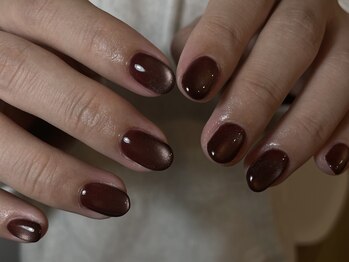 ヴィコ 名古屋栄(vico)/ボルドーマグネットネイル
