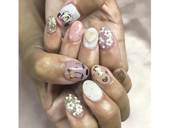キャラクターモチーフネイル