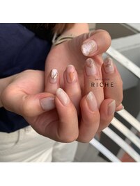 マグネットでアクセサリーネイル