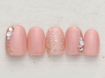 ノーネイル 吉祥寺(NO NAIL KICHIJOJI)/シンプルビジュー ￥4990