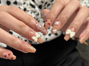 ミーコ(miico)/大人の冬ネイル